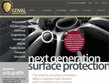 Tablet Screenshot of covalmolecular.com